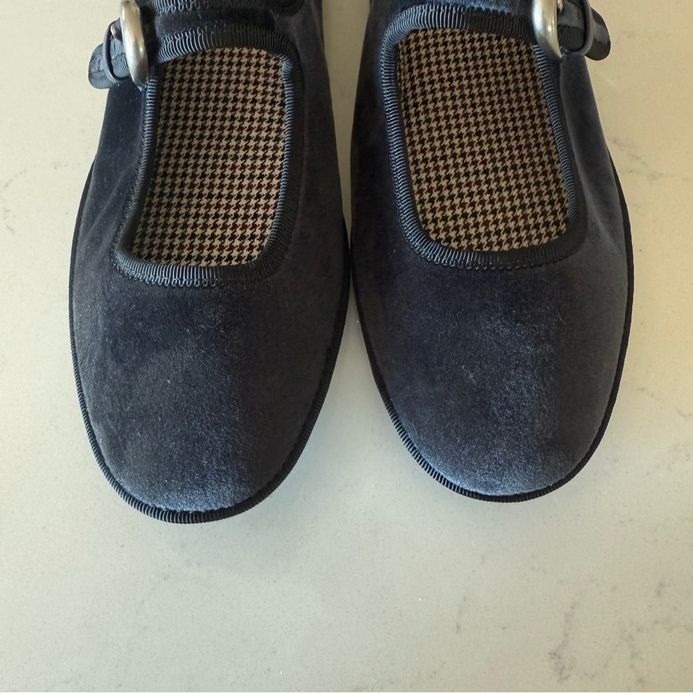 New Vince Nolita Velvet Mary Jane flats in color night star Size: 6 - Picture 3 of 4